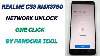 Realme c53 rmx3760 network unlock / How to unlock network realme c53 / Realme c53 network unlock !