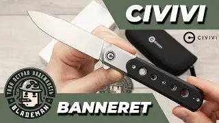 Нож CIVIVI Banneret, Nitro-V Gray, G10 Black