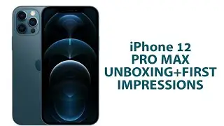 iPhone 12 Pro Max Pacific Blue | Unboxing + First Impression