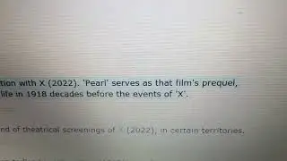 Pearl:(2022) is a Prequel to X:(2022)