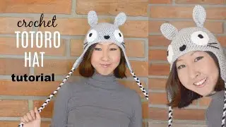 Crochet Totoro Hat 👒 Step by Step Tutorial | Studio Ghibli