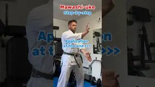 Mawashi-uke: Step-by-step + application 🥋 #karate #shotokan #kata #martialarts