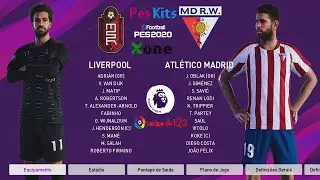 GAMEPLAY: LIVERPOOL vs AT. MADRID PES 2020 KITS XBOX ONE