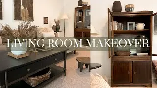 Extreme LIVING ROOM MAKEOVER on a Budget | Thrifted Home Decor