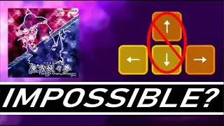 Can you beat Touhou without moving up or down?