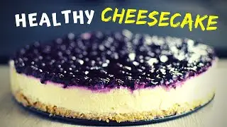 Easy No Bake Blueberry Cheesecake (with oatmeal crust!)