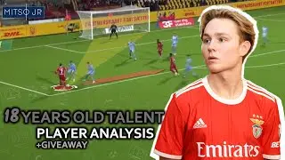 18 Years Old Talent Andreas Schjelderup | Benfica's New Signing | Player Analysis +Giveaway