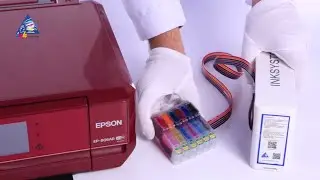 Установка СНПЧ на МФУ Epson Colorio EP-806AR