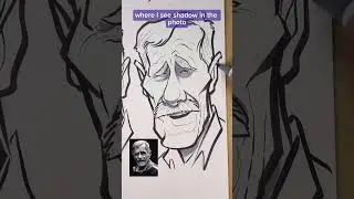 Shading A Caricature Drawing With Markers