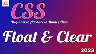 CSS float and clear | CSS tutorial in Hindi Urdu