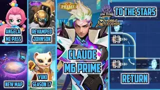 MLBB NEW UPDATE - REVAMPED JOHNSON SKIN EPIC, CLAUDE M6 PRIME, ANGELA MC PASS S17,EVENT TO THE STARS