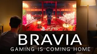 Sony BRAVIA 9 Mini LED TV On Full Display in 4K | PS5 Gaming & Cinematic Vids