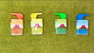 Unpacking toy candy|ASMR 🧡💛💚💙