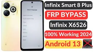 infinix Smart 8 Plus Frp Bypass Without Pc 💯 | Without Xshare | Infinix X6526 Google Account Unlock