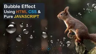 Bubble effect or Animation | HTML CSS JS | PRAROZ