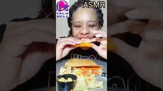 [ASMR EATING] Taco Bell 🌮(Nacho Cheese Doritos Locos Tacos Supreme & Chalupa Supreme)🌮