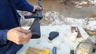 TG-2.  Сайга. самодельный тыльник.