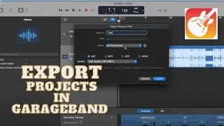 How to Share/Export GarageBand Projects