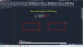 Draw a Rectangle (REC) in 