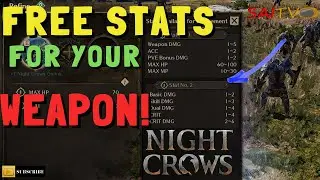 FREE ADDITIONAL STATS FOR WEAPON | NIGHT CROWS GLOBAL | FREE TO PLAY TIPS ONLY