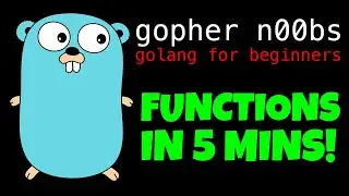 GOLANG FUNCTIONS IN 5 MINUTES!!!!!! Go func( ) Tutorial for Beginners