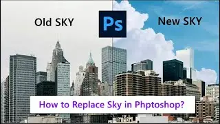 SKY Replacement Photoshop- How to  Replace a SKY in seconds (2021)😍