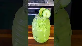 Agua Fresca de Pepino con Limón 