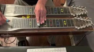 Adam plays Hal Rugg pedal steel intro to 