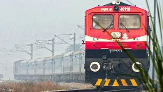 Most BEAUTIFUL New livery - WDP4D beast at full speed with KATHGODAM Shatabdi | INDIAN RAILWAYS