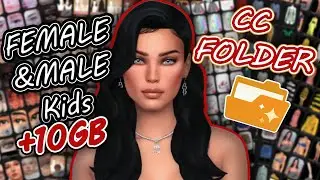 💗Entire NEW cc folder! Female male kids maxis match hair clothes shoes makeup skins etc | The Sims 4