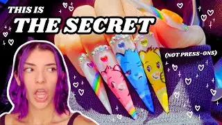 ♡🤌How to do nail art with your NON-DOMINANT HAND!!!🖖♡