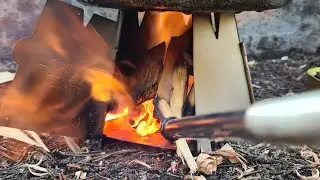 Нано-щепочница VARGO HEXAGON WOOD STOVE