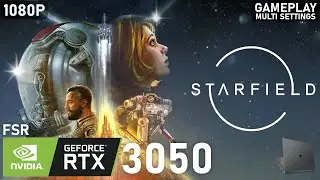 Starfield | RTX 3050 Laptop | 5600H | 2x8GB | Gameplay Multi Settings