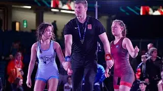 Lonisa Reka (KOS) vs Rianne Murphy (USA) 46kg. Women girls wrestling.