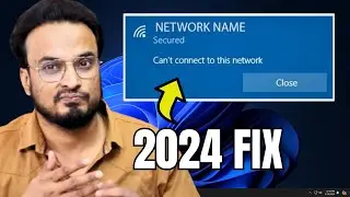 (2024 FIX) WiFi Cant Connect to This Network Windows 11/10 Hindi