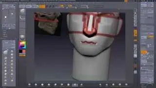 Базовое построение головы в zbrush