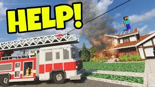 Extreme Realistic BUILDING FIRE RESCUE! - Teardown Gameplay