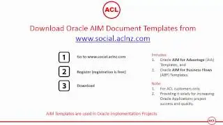 Download Oracle AIM Document Templates - includes both AIA and ABF Methodology Templates