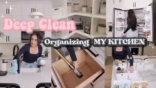 Deep Clean & Organize my Kitchen With Me 🧼✨CLEANING MOTIVATION 2023