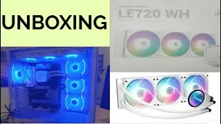 unboxing cpu liquid cooler system