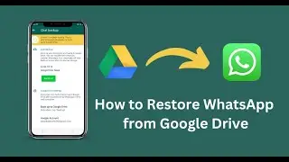 How to Recover WhatsApp Data from Google Drive | RecoverGo (WhatsApp)