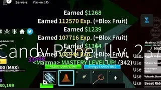 Script auto farm lvl and farm mastery fruit mobile (fluxus mobile and hydrogen)