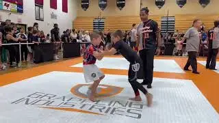 Tiago Carazzai Thayer Double Gold at Grappling Industries