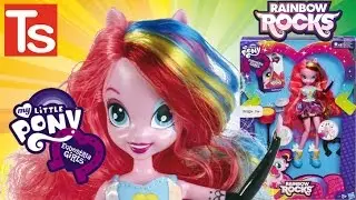 Обзор куклы Пинки Пай Pinkie Pie Equestria Girls - Rainbow Rocks поющая кукла