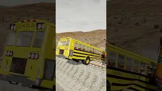 Impossible Loop Rail Tracks VS Trains Crossing Rescue - BeamNG.Drive