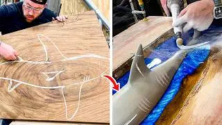 I Tested Viral Shark Carving Table Again!