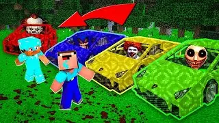 NOOB vs PRO vs HACKER vs GOD :  SCARY PORTAL CARS CHALLENGE IN MINECRAFT ! AMV SHORT Animation