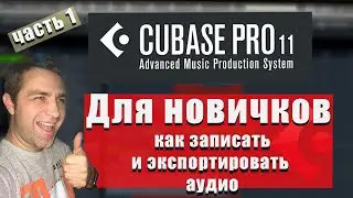 CUBASE 11 для новичков (Часть 1) - Настройка аудио, запись, экспорт