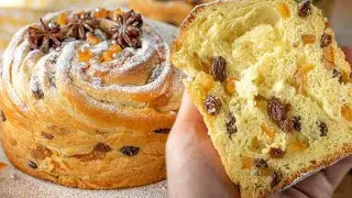 Incredibly delicious Kulich Craffin - EASTER BREAD | easter brioche easy recipe | paska | asmr