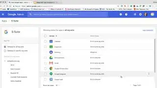 G Suite Admin Console Updates: Turning Apps On and Off